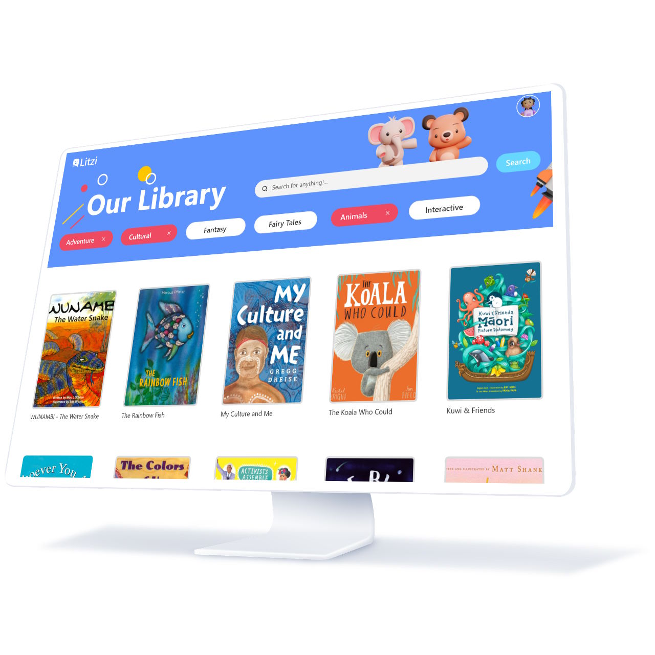 Litzi - Screenshot of online readers Litzi - Screenshot of online readers